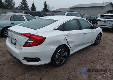 2017 Honda Civic Ex-L from USA, damaged, VIN 19XFC1F7XHE001025